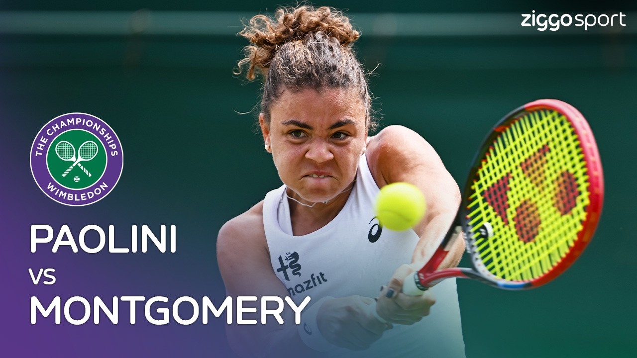 HET GAAT OP EN NEER IN EEN ZINDERENDE LAATSTE SET!! 😱😱 | Paolini vs Montgomery | Wimbledon 2026