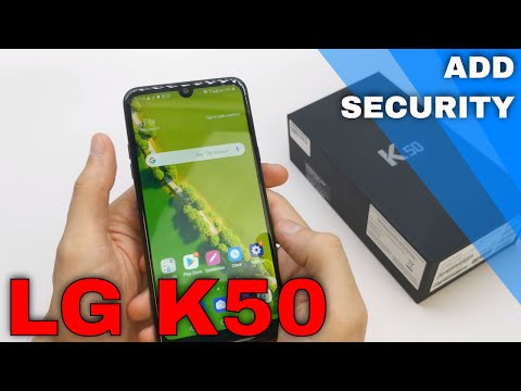 How to Set Screen Lock in LG K50 - PIN & Password Tutorial