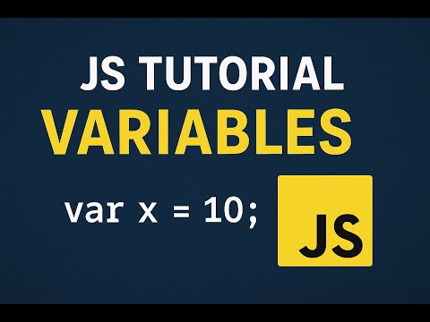 Javascript Tutorial Lesson 1 Variables