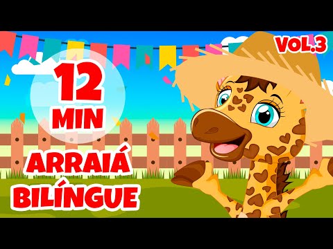 Arraiá Bilíngue Vol. 3 - Giramille 12 min | Desenho Animado Musical