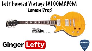 Video thumbnail for Vintage V100MRPGM Lemon Drop Peter Green Style by Ginger Lefty Guitar