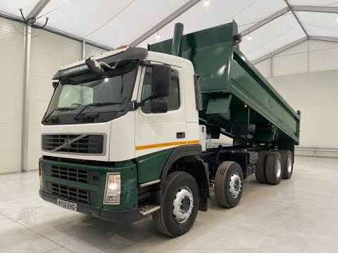 MV58 EHG - Volvo FM 400 8x4 Day Cab Steel Tipper | Law Truck Centre UK