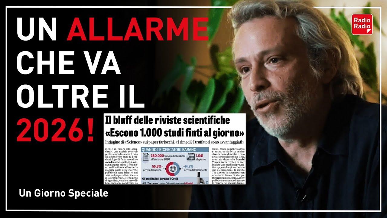 IL BLUFF DELLE RIVISTE SCIENTIFICHE: "ORA VOGLIONO SOLO PROFITTI", FRAJESE SENZA FILTRI