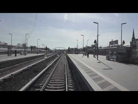 Führerstandsmitfahrt S-Bahn Berlin von Warschauer Straße nach Wartenberg auf der S75  in 4K.
