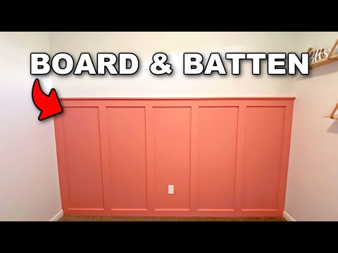 How To Board and Batten Accent Wall - DIY Project