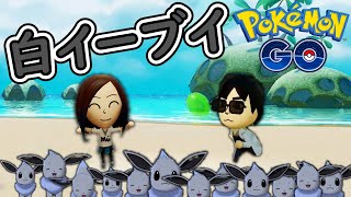 【ポケモンGO】コミュニティ・デイ　白イーブイGETだぜ！(実況無し)