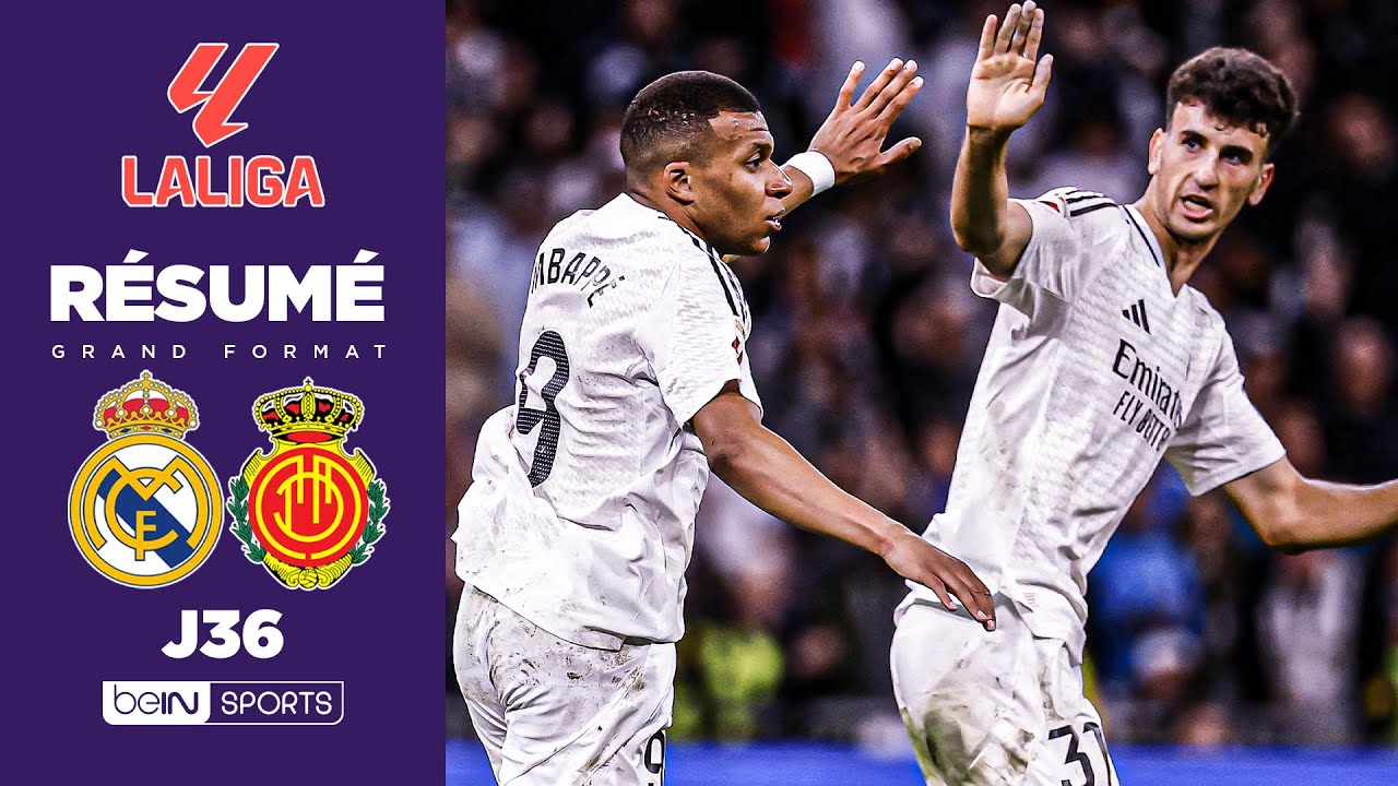Résumé : MBAPPÉ BRILLE encore, le Real Madrid sur le GONG et retarde le SACRE du FC Barcelone !