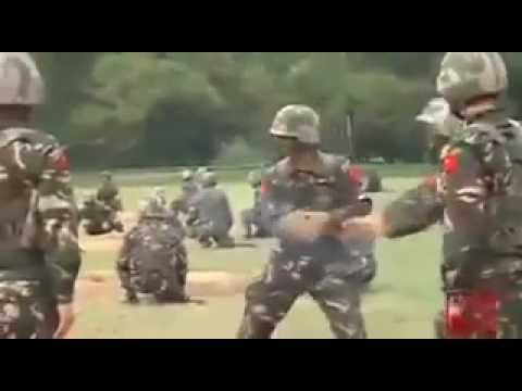 Entraînement de l'armée Chinoise