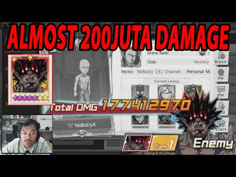 🔥🔥DAMAGE NYARIS 200JUTA! NoBoDyX DENGAN GOUKETSU YANG BUILD FERFECT! - ONE PUNCH MAN The Strongest