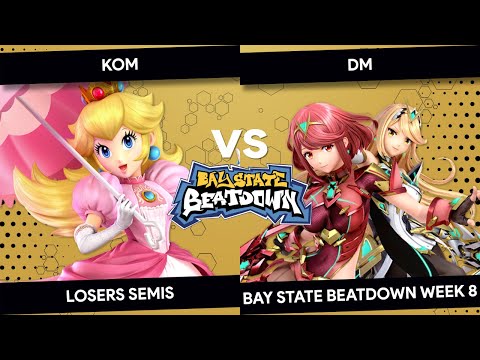 Bay State Beatdown #8 - KOM (Peach) vs DM (Pyra/Mythra) - Winners Semis