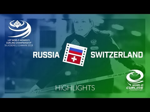 HIGHLIGHTS: Russia v Switzerland - round robin - LGT World Women's Curling Championship 2019