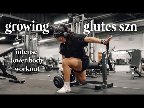MY GLUTE FOCUSED LOWER BODY WORKOUT - REAL & RAW!