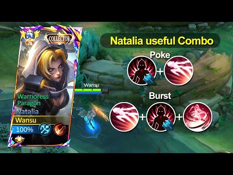 NATALIA USEFUL COMBO SKILLS THAT HELPS YOU WIN THE GAME  | TOP GLOBAL NATALIA GAMEPLAY | MLBB