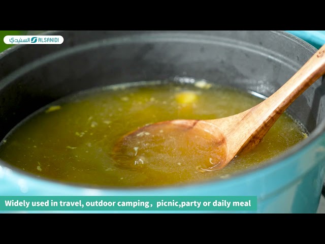 ملعقة طبخ خشب 20 سم - آمنة وصديقة للبيئة، تدوم طويلاً، سهلة التنظيف ولا تحتفظ بالروائح،ضمان سنتان