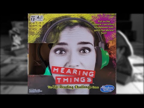 Board Game Archaeology #83 Hearing Thing the Lip Reading Challenge Game from Hasbro