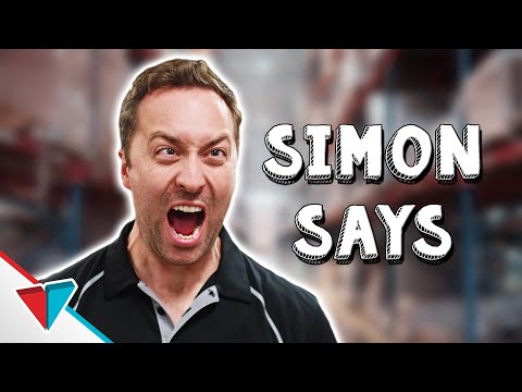 Team building with your boss - Simon Says - YouTube