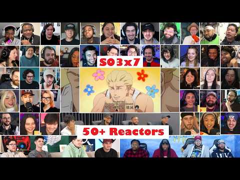 [50+ Reactors] Jujutsu Kaisen Season 3 Episode 7 MEGA Reaction Mashup -呪術廻戦 3期 7話 リアクション