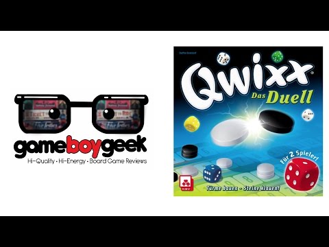 The Game Boy Geek Reviews Qwixx the Duel