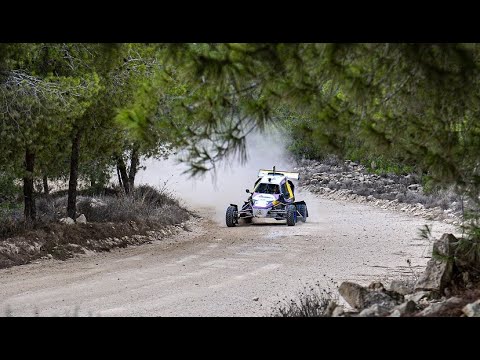 Nicos Thomas - On board/Rear View of his Semog Bravo Sport at Larnaca RallySprint 2021 - CY