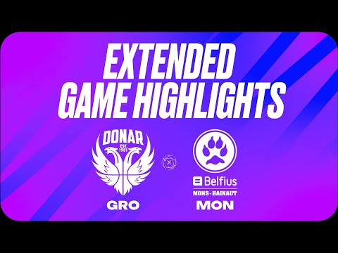 Donar Groningen vs. Union Mons-Hainaut - Game Highlights