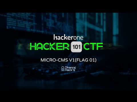 Hacker101 CTF | Micro-CMS v1 (Flag 01) | Lab Solution