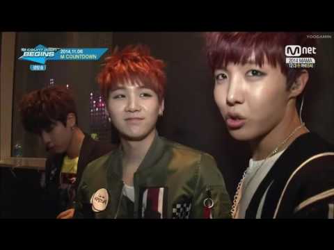 [ENG SUB]141113 BTS - M Countdown Begins Diana TvSanders