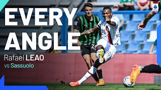 Leao's magical dribble at the Mapei Stadium | Every Angle | Sassuolo-Milan | Serie A 2023/24