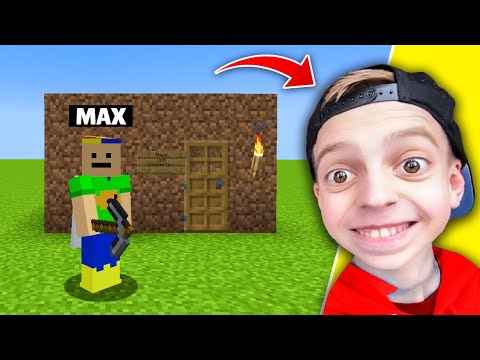 KLEINER MAX spielt 1. MAL ALLEINE MINECRAFT und DANN... 😲
