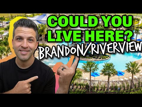 Living in RIVERVIEW / BRANDON Florida - FULL VLOG TOUR of Affordable Tampa Suburbs