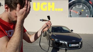 My New Audi R8 Has A Check Engine Light! DIY Fix!