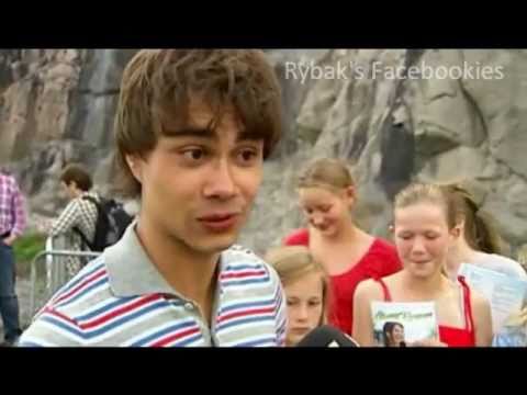 Alexander Rybak and Malin Johansson - Backstage   "Allsang på grensen" (29.06.2011.)