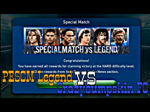 PES Club Manager 2021 (Special Match VS Legend) Gameplay