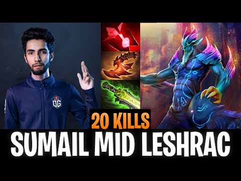 Sumail Mid Leshrac - Dota 2 Pro Immortal Leshrac Gameplay [20/8/19]