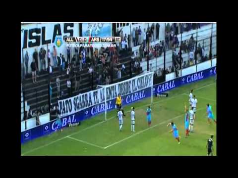 Golazo de Mariano Echeverría  All Boys 0-1 Arsenal de Sarandí Torneo Final 2014 17-04-2014 HD