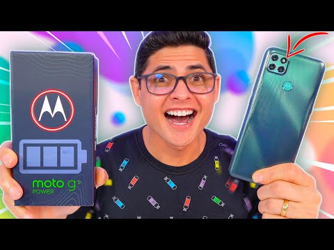 CHEGOU! Motorola MOTO G9 POWER com FORÇA TOTAL? Unboxing e Impressões