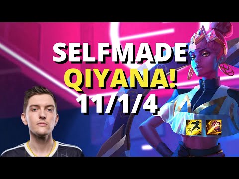 SELFMADE PLAYS QIYANA JUNGLE 11/1/4 | PRO PLAYER REPLAY