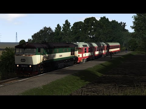 Train Simulator 2018 | Mladá Boleslav hl.n. - Byšice - Os 9507 ČD 749.264-8