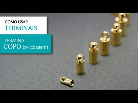 Como Usar Terminal Copinho na Montagem de Semijoias - Pedra Mística