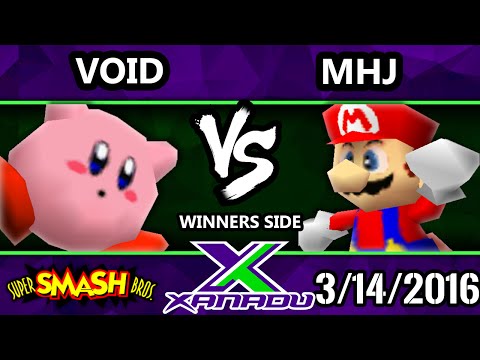 S@X 141 - 2GG | Void (Kirby) Vs. MHJ (Mario) SSB64 Tournament - Super Smash Bros 64