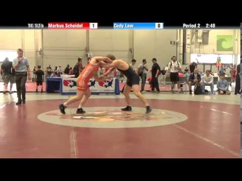 Men 70 KG / 154.25 lbs - Markus Scheidel vs. Cody Law