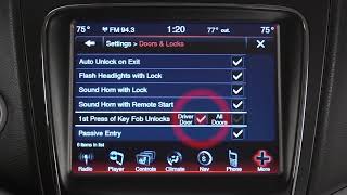 Unlocking Customizable Features |  2018 Dodge Journey | Mopar