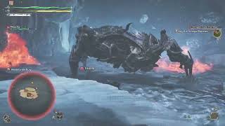 trying to fight omega planetes for the first time and other monster hunter wilds gameplay