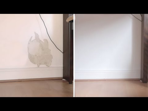 Repairing torn woodchip wallpaper - Wallpaper repair made easy