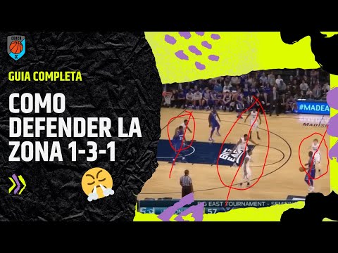 GUIA COMPLETA para DEFENSA ZONA 1-3-1 en Baloncesto: Posiciones y Tácticas