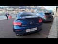 Mercedes AMG C63 S AND A45S POV Drive In Monaco