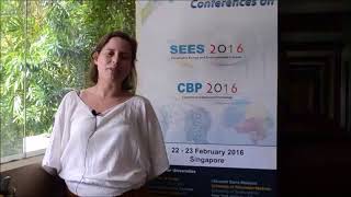 Ms. Joana LapÃ£o at SEES Conference 2016 by GSTF Singapore