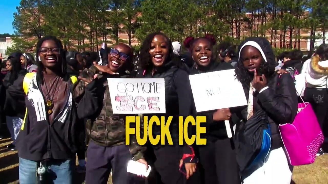 Archer High School ICE walkout protest