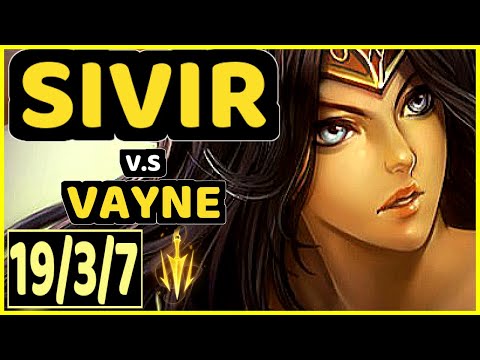 INNAXE (SIVIR) vs VAYNE - 19/3/7 KDA BOTTOM ADC CHALLENGER GAMEPLAY - EUW
