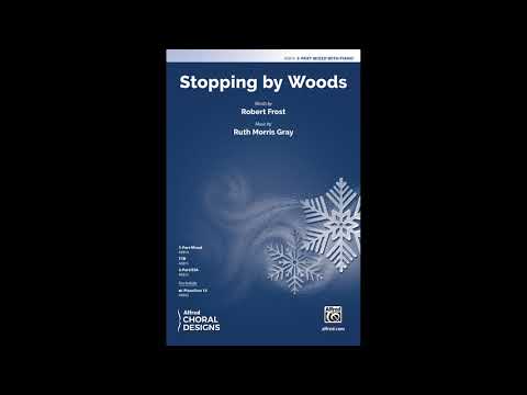 Stopping by Woods (3pt Mixed), by Ruth Morris Gray – Score & Sound
