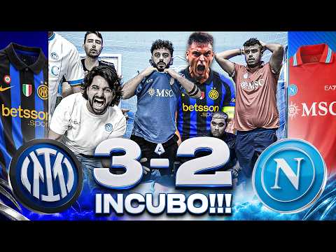 😱 INCUBO!!! INTER 3-2 NAPOLI | LIVE REACTION NAPOLETANI HD